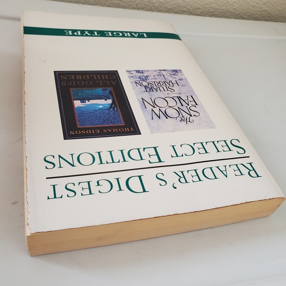 Readers Digest Select Editions Large Type Snow Falcon All Gods Children 2000 - Picture 5 of 10